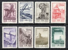 CHINA PRC Sc#214-21 1954 S8 Progress MNH