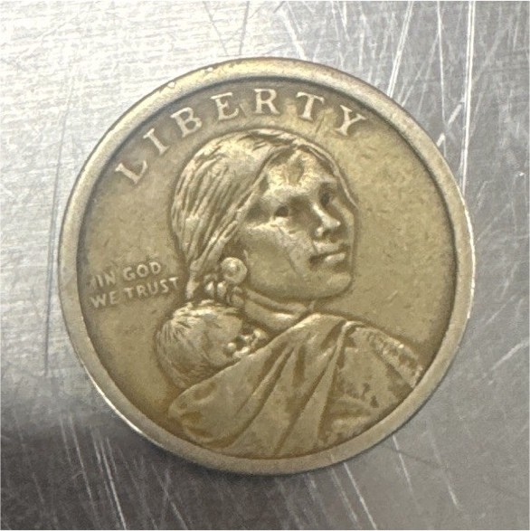 2000 Native American $1 Coin Sacagawea Variety Circulated Uncertified