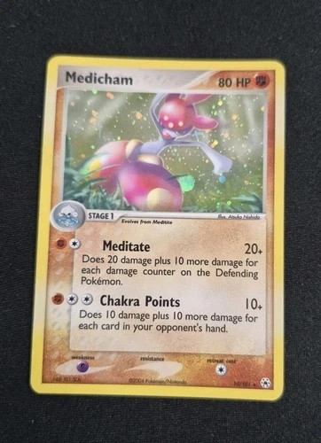 Pokemon TCG ex Hidden Legends Medicham 10/101 Holo NM