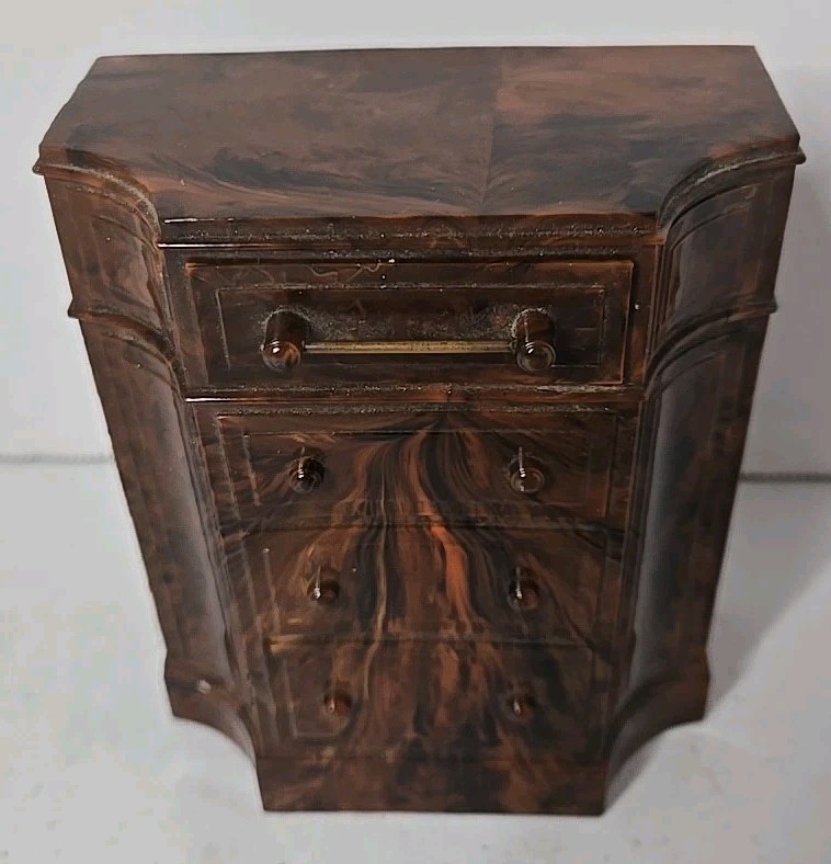 Vintage Park Sherman Dresser Coin Bank Bakelite 1940s-1950s Works