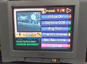 Sega Saturn Sega Screams Volume 1 Demo Disc Tested