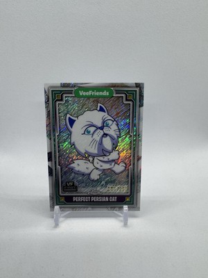 2025 Topps Chrome VeeFriends Perfect Persian Cat #13 Shimmer Refractor 091/250
