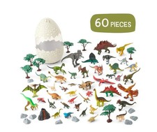 Member's Mark Dino Egg Playset 60PCS with Posable Dinosaurs