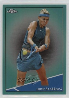 2021 Topps Chrome Aqua Refractor /150 Lucie Safarova Šafárová #91 Rookie RC 0rs8