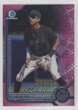 2022 Bowman Chrome Prospects Mega Box Pink Mojo Refractor /199 Yiddi Cappe sh7
