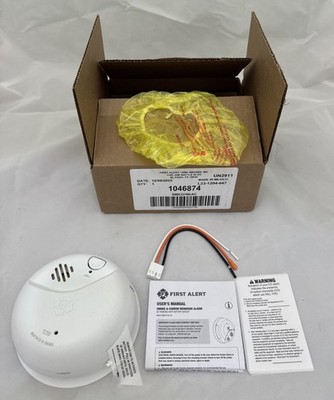 First Alert BRK SMICO100-AC Interconnect Hardwire Smoke Carbon Monoxide Alarm