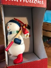 Tim Hortons Collectable Ornament Snowman Timbits NIB Hockey Ice Skates........h