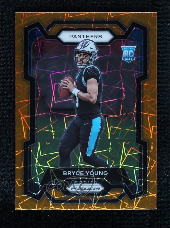 2023 Panini Prizm Rookies Lazer Prizm Bryce Young #311 Rookie RC