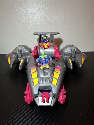 Micro Machines Z Bots X-Terminate 5 Vehicle Plane Spaceship 1994 Incomplete Set