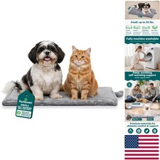 Cozy Self-Warming Pet Mat for Small Dogs Cats - Lightweight Travel-Friendly