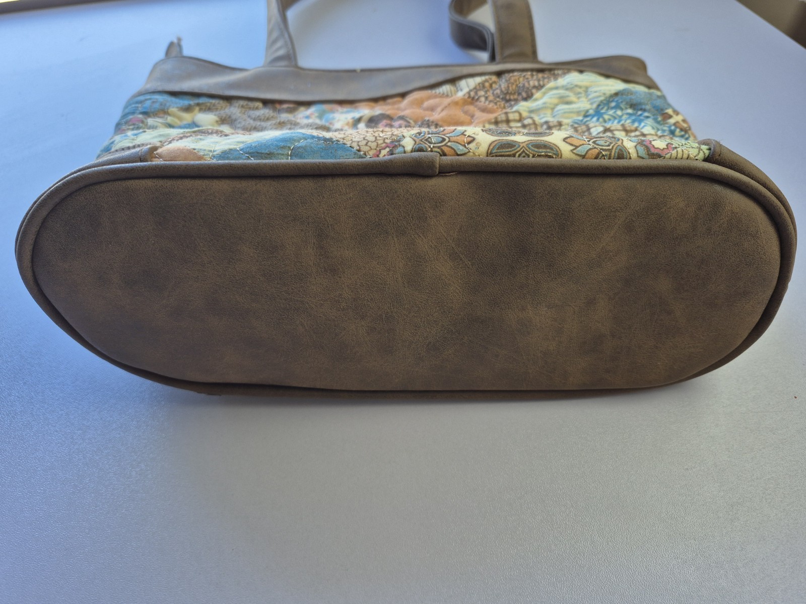 Donna Sharp Quilted Patchwork Handbag Totebag Ken… - image 6