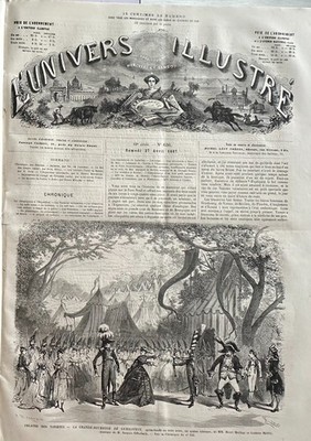 DAS ILLUSTRE UNIVERSUM 1867 NR. 636 BÄRENKAMPF - WALES - LUXEMBURG -