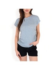 Women's Short Sleeve Crew Neck Relaxed Fit Casual Tee