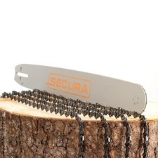 SECURA 4x Sägekette + Schwert 3/8 1,3mm 70 5...