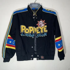 Vintage Jeff Hamilton Popeye Jacket Youth Size Large