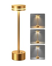 Cordless Table Lamp Portable Battery Powered LED Desk Lamps USB Rechargeable US