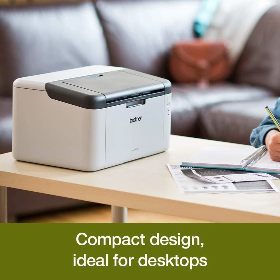 Brother HL-1210W Mono Laser Printer - Single Standard Starter Toner Included - Image 4 of 4