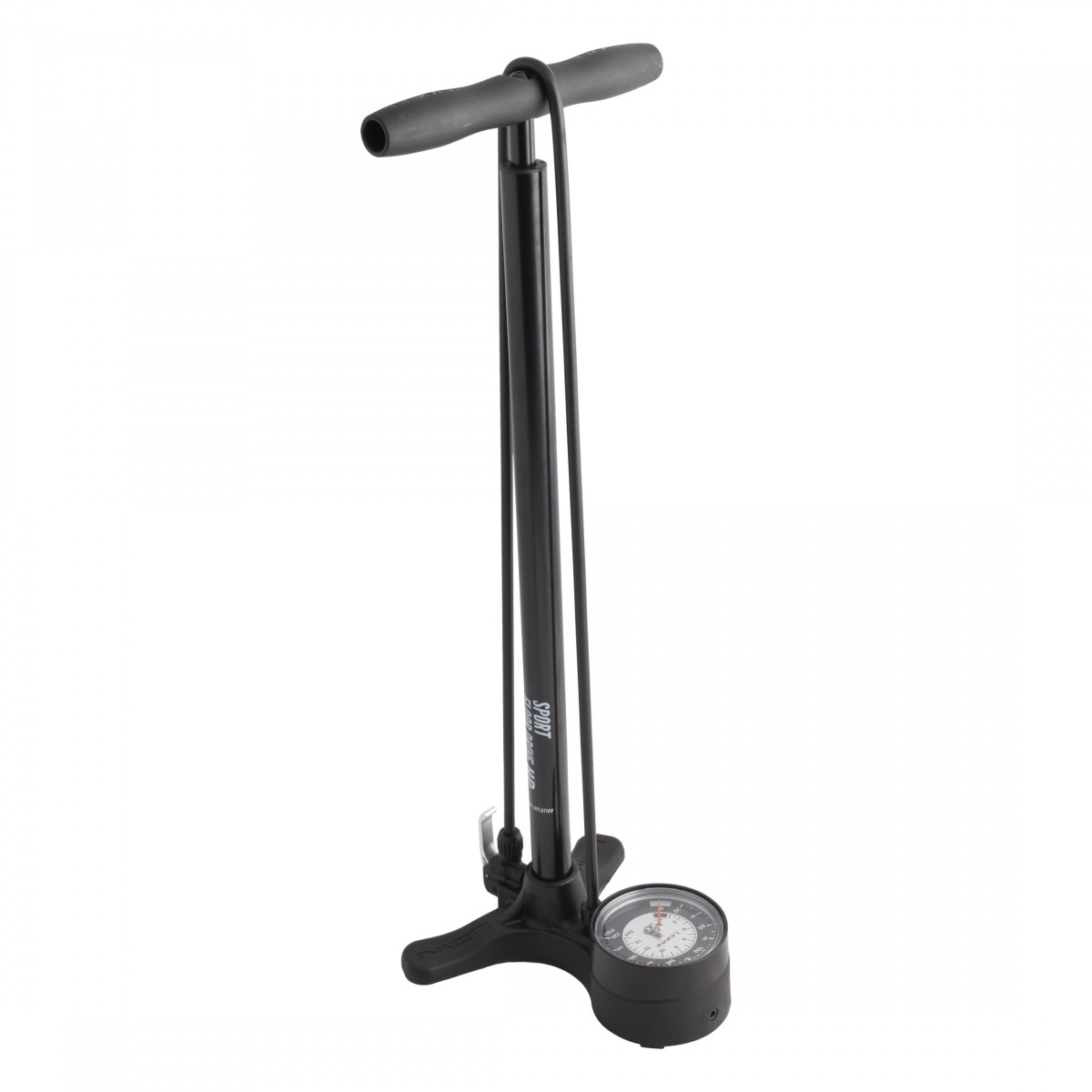 Напольный насос Lezyne Sport - Стальной корпус высокого давления двойной клапан 220 фунтов на квадратный дюйм 12390₽