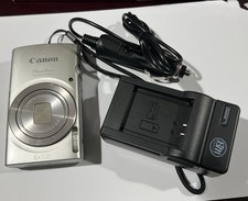 Canon PowerShot ELPH 180 Digital Camera 20MP 8x Optical Zoom Silver Auto Focus