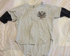 Vintage Harley-Davidson Racing Gray Short Sleeve ButtonUp T-Shirt  Wilmington NC