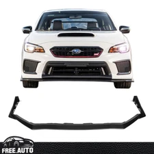Front Bumper Lip Fits 15-21 Subaru WRX STI OE Style Spoiler PU Chin Splitter Kit