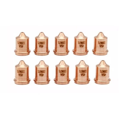 10/40pcs Plasma Cutter Nozzle 220671 For Hypertherm Powermax45 Plasma Torch