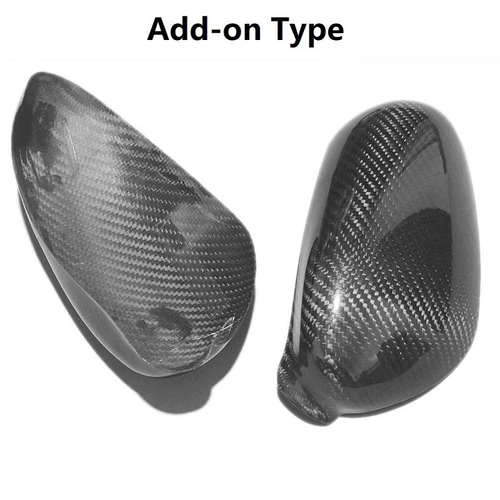 Real Carbon Fiber Side Mirror Cover For Porsche 911 996 Boxster 986 1997-2004 - Picture 2 of 7