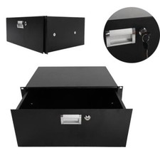 19 Inch Rack Mount 4U Locking Drawer Audio DJ Server Rack Storage Cabinet