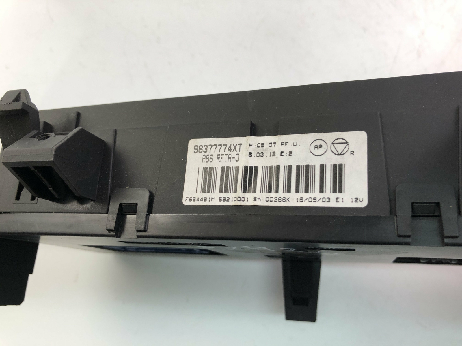 CITROEN C3 2003 Climate Heater Control Panel 96377774XT for sale 