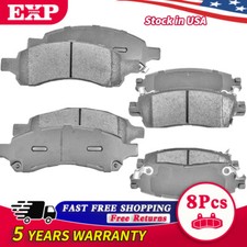For Chevrolet Trailblazer Gmc Envoy Rainier Front Rear Ceramic Disc Brake Pads