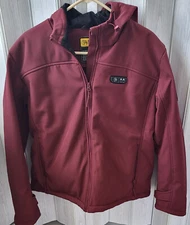 PTAHDUS PERFORMANCE HEATED GEAR WOMEN'S JACKET BURGUNDY L COMPLETE IMMACULATE NM