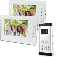 VIDEO INTERCOM 2 MONITOR SEMI-FAMILY CAMERA KIT