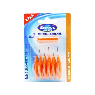Interdentalbürsten 0,45 mm 6er Pack