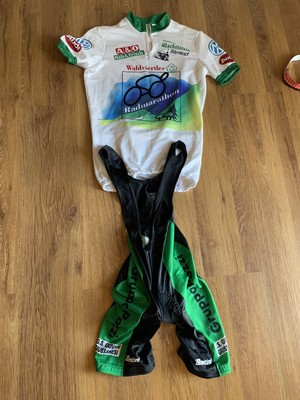 Completo ciclismo Estivo Uomo Donna Santini Maglia Salopette Tg. M | eBay