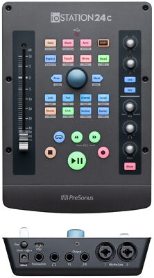 PRESONUS ioStation 24c 2x2 USB-C Audio Recording interface Production Controller