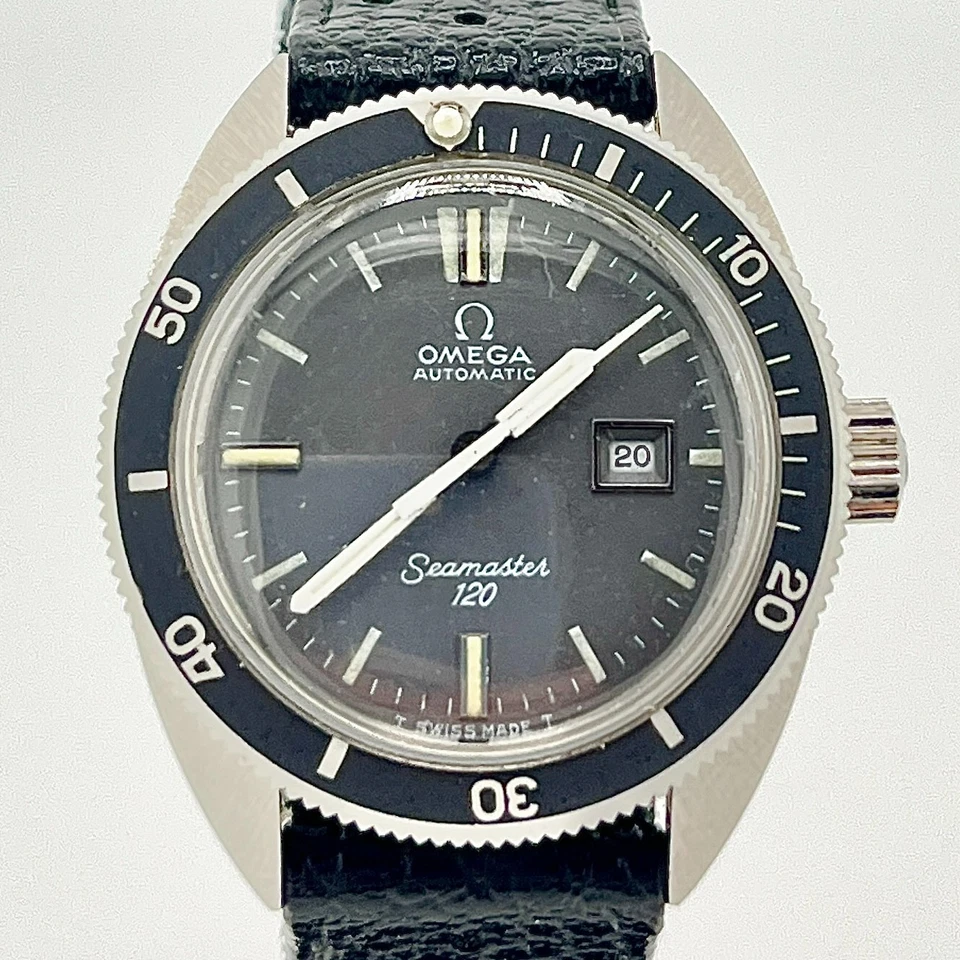 G2U VINTAGE OMEGA SEAMASTER 120 565007 BLACK DIAL AUTOMATIC SS 31MM 1960S - Image 2 of 4