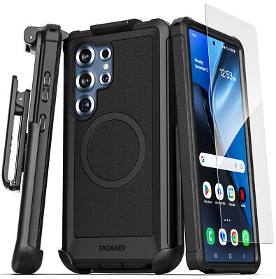 Samsung Galaxy S25 Ultra Falcon Shield Case with Belt Clip Holster