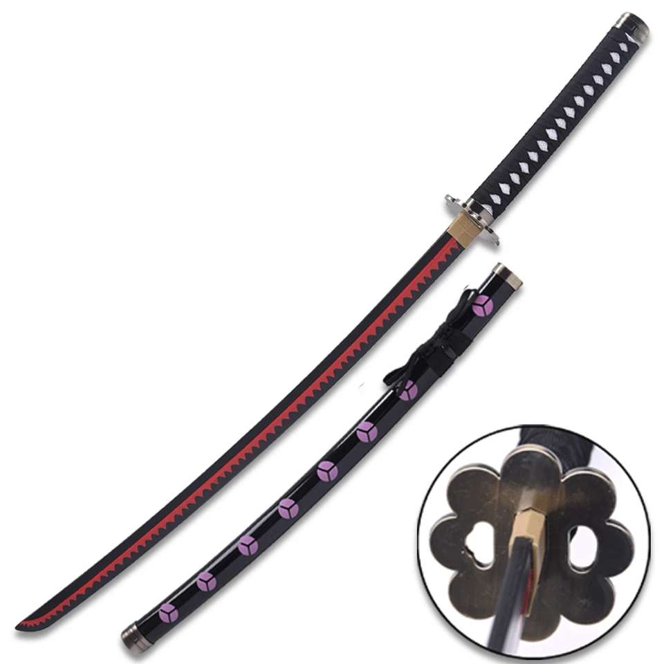 One Piece Sword Set 3 Katana Roronoa Zoro STEEL Shusui Yubashiri Sandai Kitetsu - Image 3 of 4