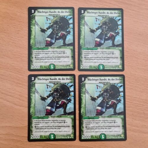Mighty Bandit, Ace of Thieves (×4) Duel Masters DM06 Common TCG ALLEMAND | EX #72 - Photo 1 sur 5
