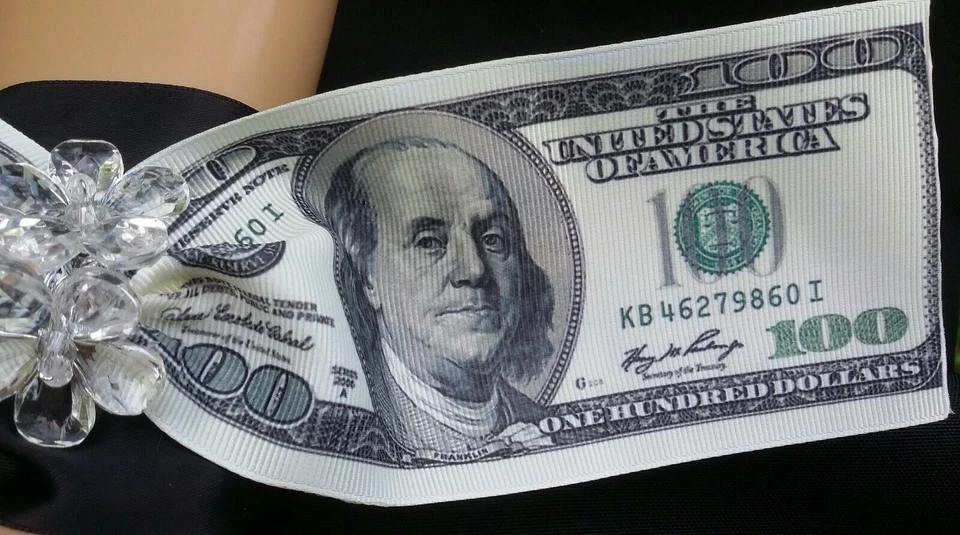 Ramillete muñeca boda billetes de dólar, graduación, regreso a casa, baile militar, Boda, membrillo Foto 2 de 4