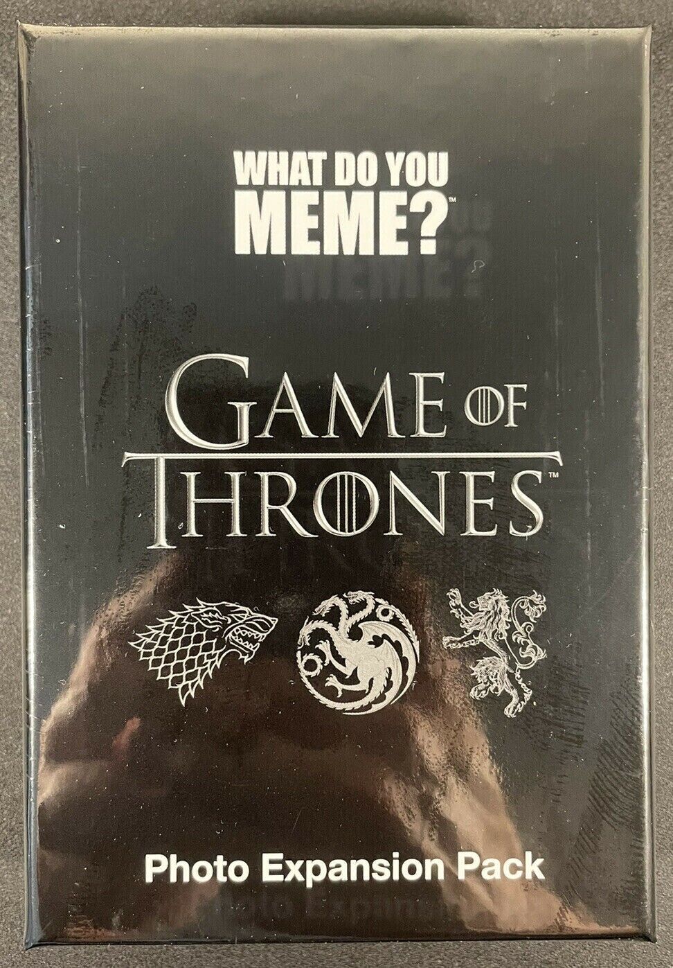  WHAT DO YOU MEME? Game of Thrones Photo Expansion Pack Designed  to be Added to Core Game : Toys & Games