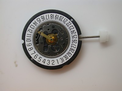 ETA MOVEMENT 804.114 DATE AT 6 BRAND NEW COMES TESTED WITH BATTERY NEW