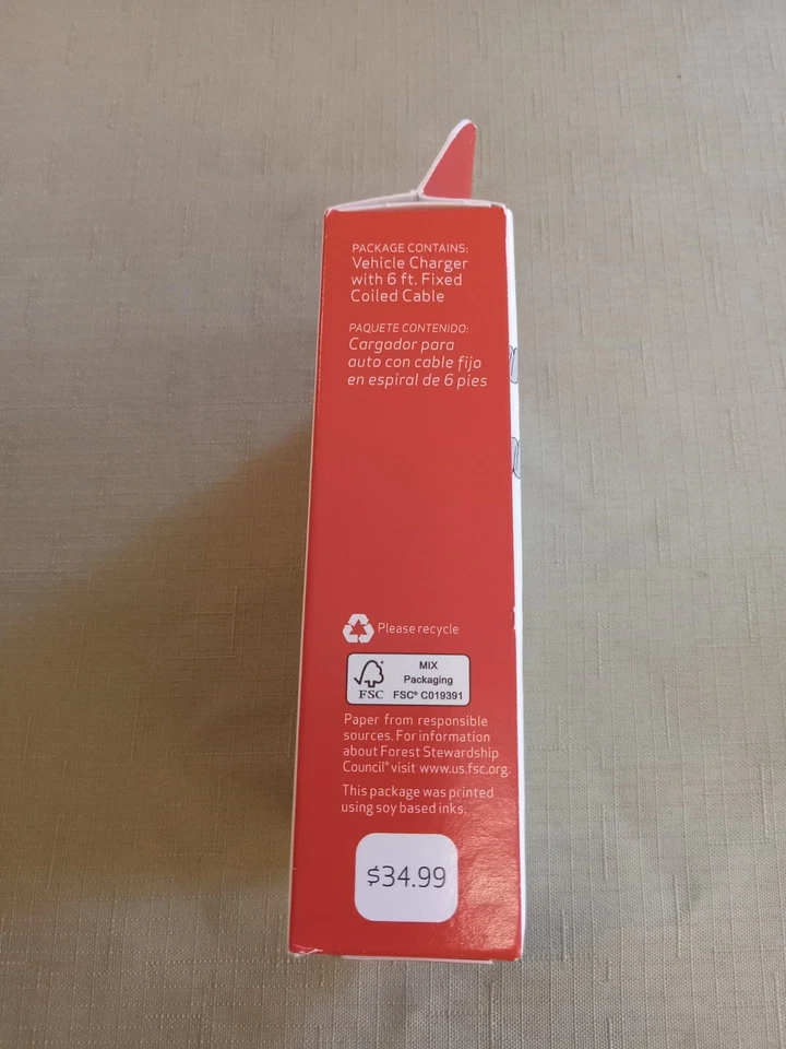 New Motorola PREMIUM Micro USB Charger Set for Home and Auto! FREE SHIPPING!! - image 3 of 4