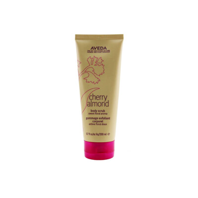 Aveda Cherry Almond Body Scrub Sweet Floral Aroma - Size 6.7 Oz. / 200mL New