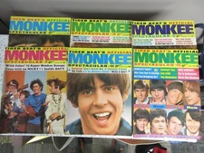 TIGER BEAT'S OFFICIAL MONKEE SPECTACULAR Lot 6 Vintage Magazines 1967 1968 Sign?