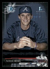 2017 Bowman Chrome #BCP74 Patrick Weigel Chrome Prospects