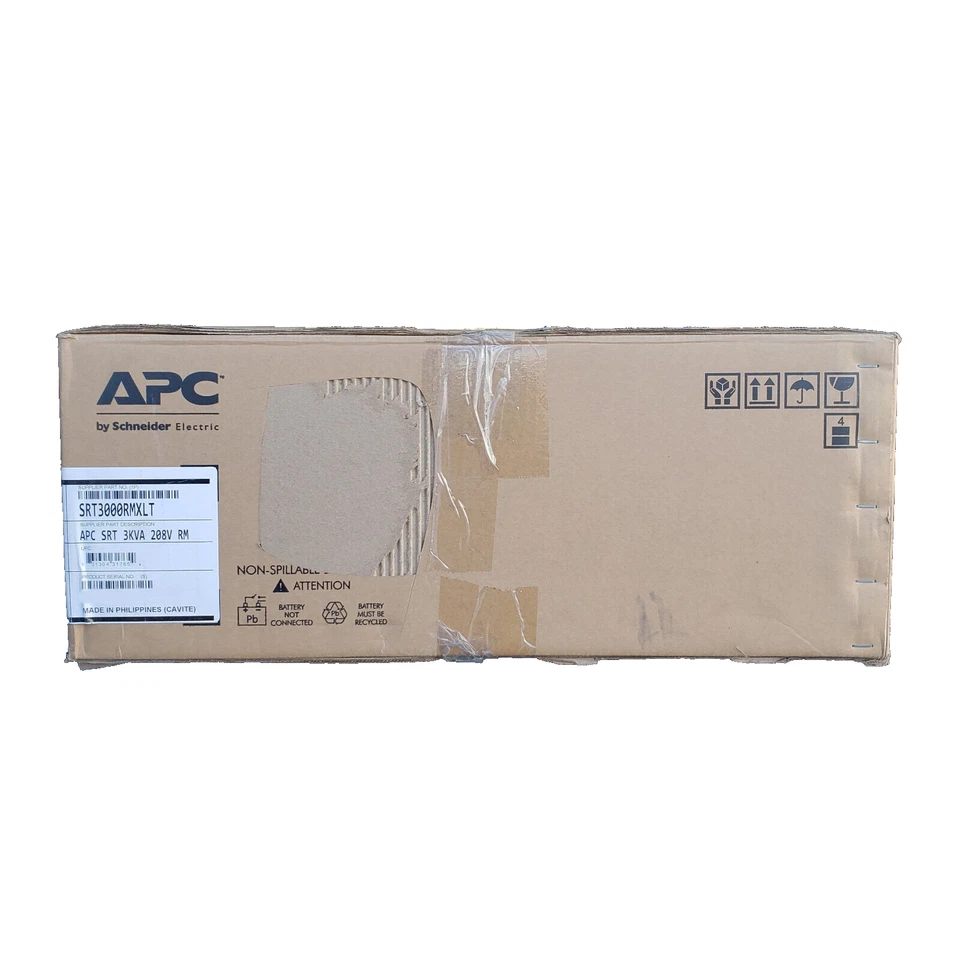 APC Smart-UPS On-Line 3kVA 2U 208V 2x L6-20R+1x L6-30R NEMA Outlets SRT3000RMXLT - Image 3 of 4