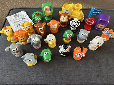 Vtech Smartville Alphabet Learning Train Replacement Animals & Signs Lot of 25