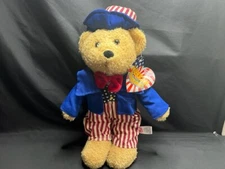 Sugar Loaf American Huggables USA Teddy Bear With Tags Plush Toy 
