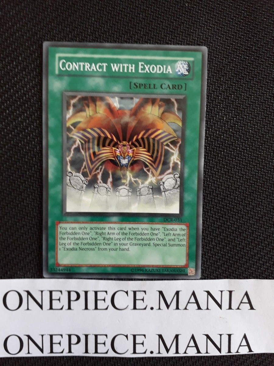 Yu-Gi-Oh! Contract With Exodia DCR-031 | eBay